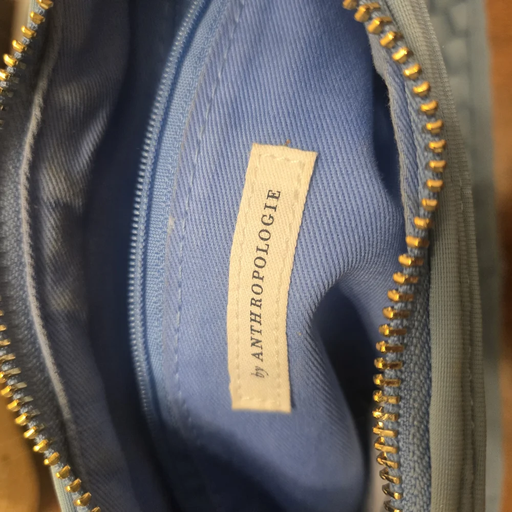 AntropolgieElegant Blue Woven Shoulder Bag - Picture 4 of 5